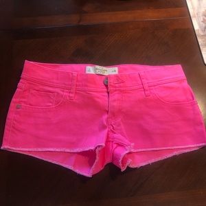 Pink Abercrombie and Fitch Shorts